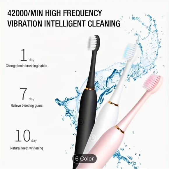 Electronic Toothbrush- Pink - Picture 2 of 5